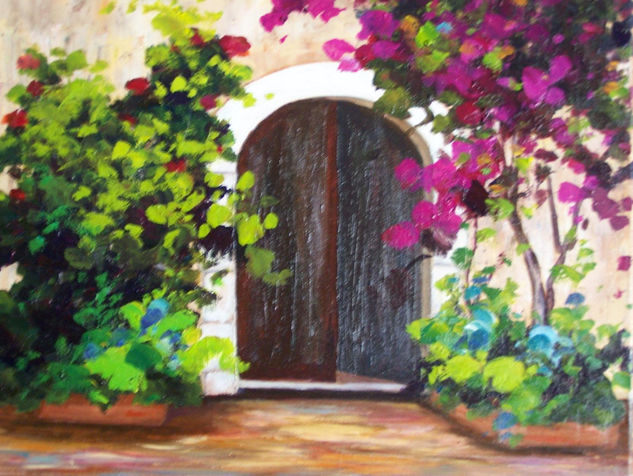 Patio Mallorca Oil Canvas Landscaping