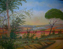 Paisaje con pino