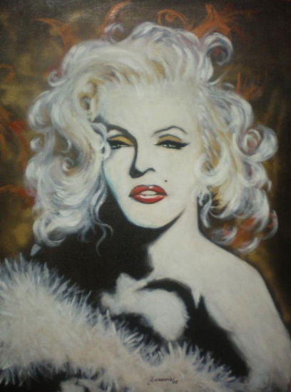 De la Serie Marilyn Monroe-4 Acrylic Canvas Portrait