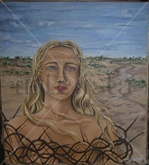 Desolación Óleo Lienzo Retrato