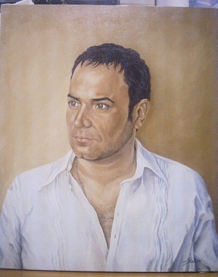 Luis Jara Oil Canvas Portrait