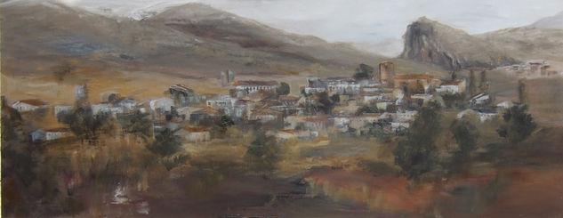 Hoces del Durón Oil Canvas Landscaping