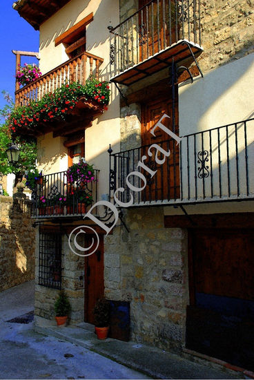 Casa Rubielos -Acuarela- Arquitectura e interiorismo Color (Digital)