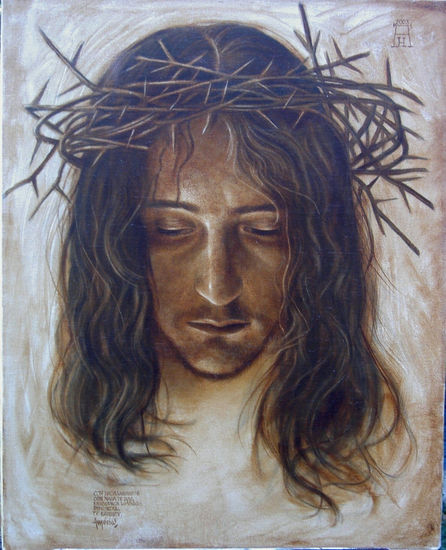 Cristo Oil Canvas Figure Painting