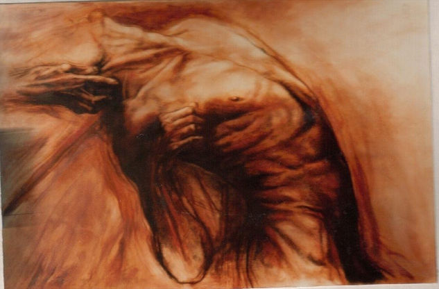 HOMENAJE  A LUIS Oil Canvas Nude Paintings