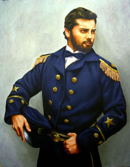 RETRATO DE IGNACIO SERRANO Oil Canvas Portrait