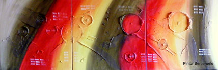 Triptico abstracto