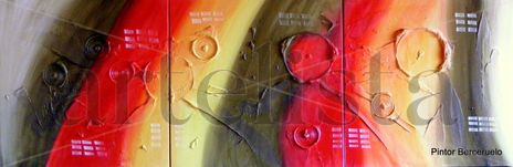 Triptico abstracto