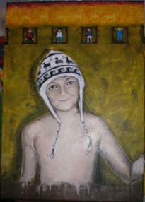 Niño con gorro