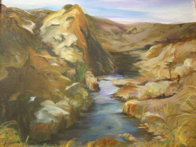 Sierra de córdoba Oil Canvas Landscaping