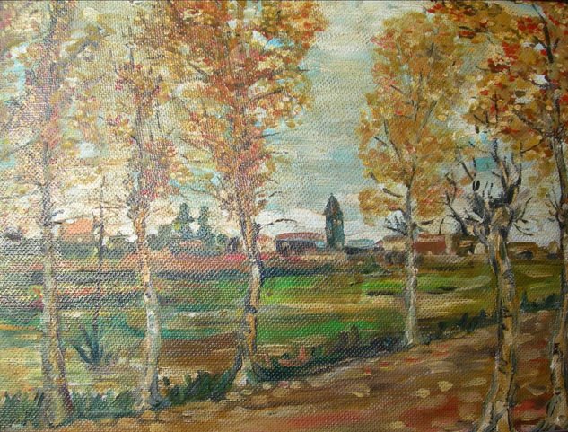 Otoño Oil Canvas Landscaping