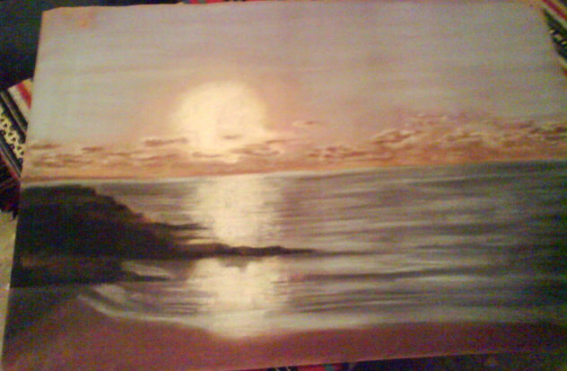 amanecer en la playa