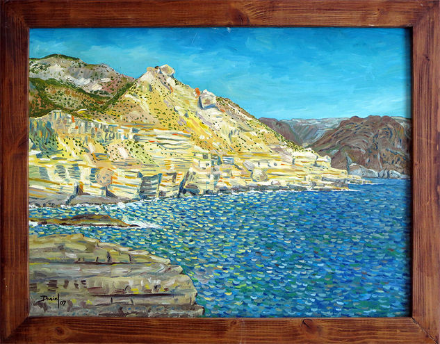 Salientes con mar al mediodía Oil Canvas Marine Painting