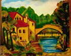 EL PUENTE Oil Canvas Landscaping