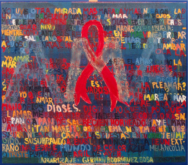 amarizaje  (para el mar), 150 x 640 cm.