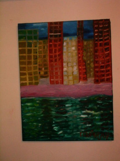 ciudad Oil Canvas Others