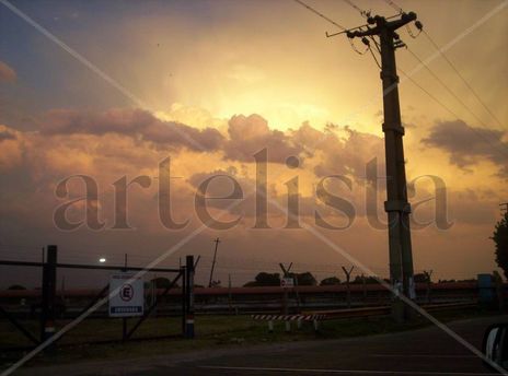 Cielo naranja