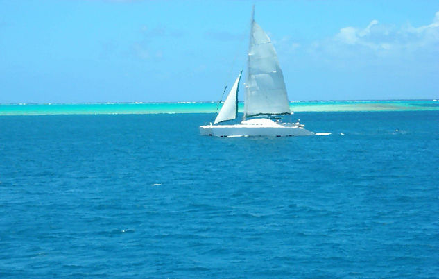 Marina sudamericana en acrilico Acrílico Lienzo Marina