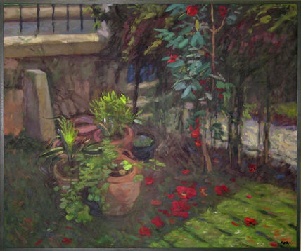 Geráneos y camelia