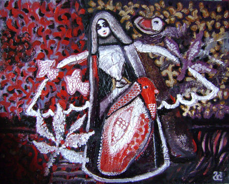 Angel With Birds