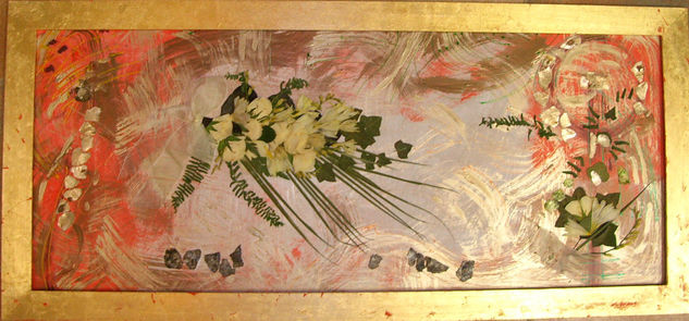 FLORES CON ARTE Acrylic Panel Floral Painting