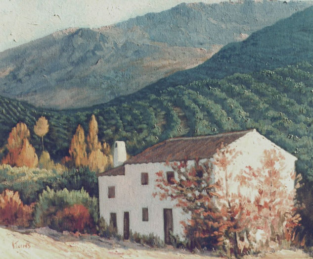 Cortijo en Los Villares Oil Canvas Landscaping