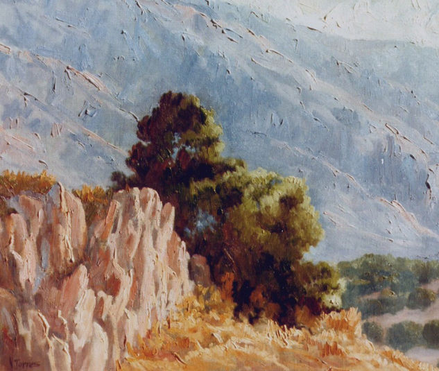 El Portillo Oil Canvas Landscaping