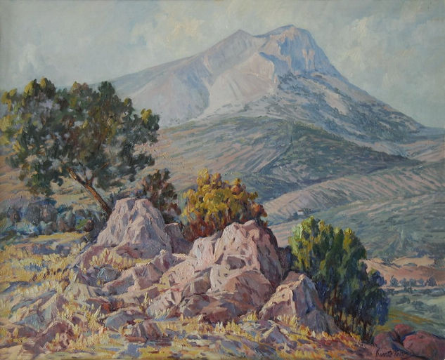 La Tiñosa II Oil Canvas Landscaping