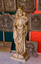 Virgen del Pilar tallada en madera de haya