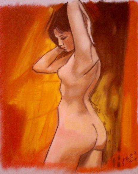 Desnuda en rojo