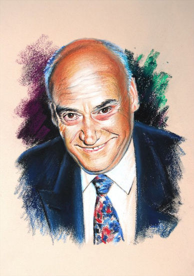 Sr. Sánchez Olaya Pastel Papel Retrato