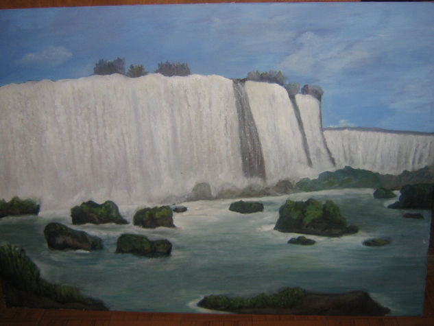 Cataratas Iguazy Oil Canvas Landscaping