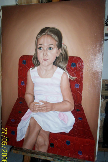 Retrato Oil Canvas Portrait