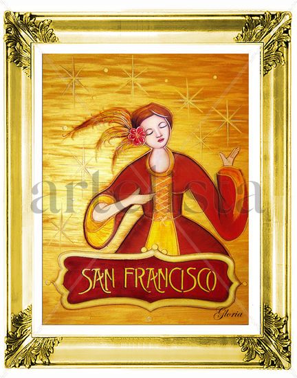 San Francisco Muse Oil Canvas Others