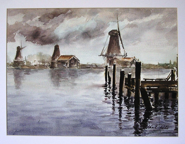 Zaanse Acuarela Papel Marina