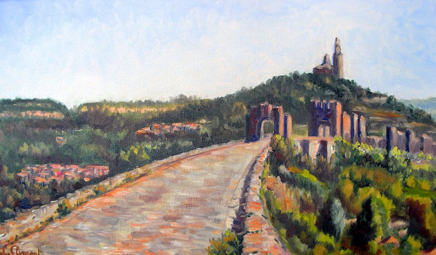 Fortaleza de Tsarevets.Veliko Tarnovo Oil Canvas Landscaping