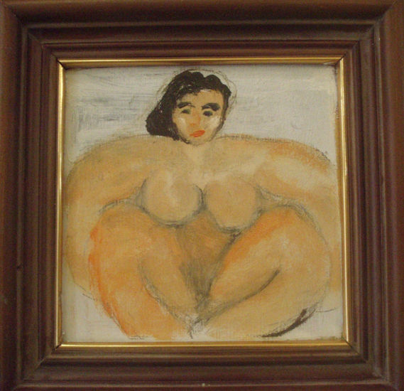 poser Oil Panel Nude Paintings