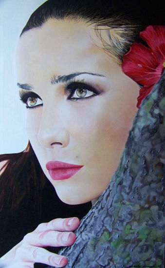 Natalia Oreiro Acrylic Canvas Portrait