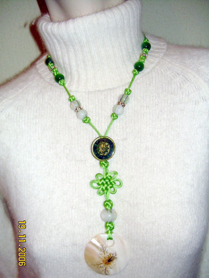 Collar nudos y nacar