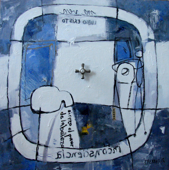 Siento el Pavor Mixed media Panel Others