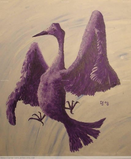 Vuelo en lila