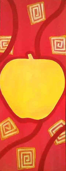 MANZANA 1 Oil Canvas Still Life Paintings