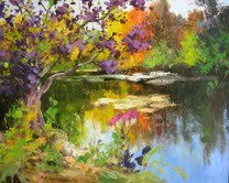 Jacaranda Oil Canvas Landscaping