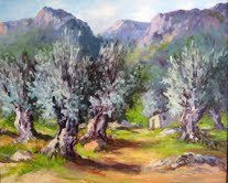 OLIVERA Oil Canvas Landscaping