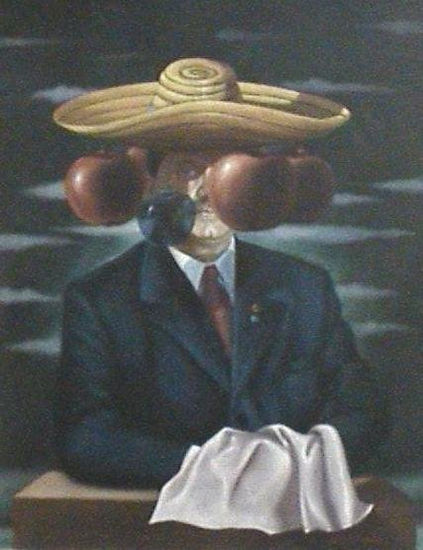 Retrato de Garrit ejecutivo Acrílico Lienzo Figura