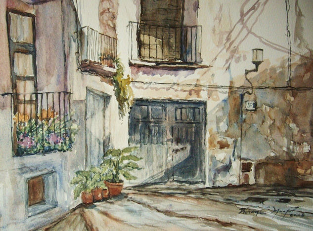 Bocairent 49 Watercolour Paper Landscaping