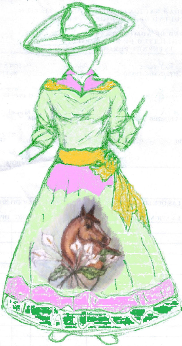 dibujo charra