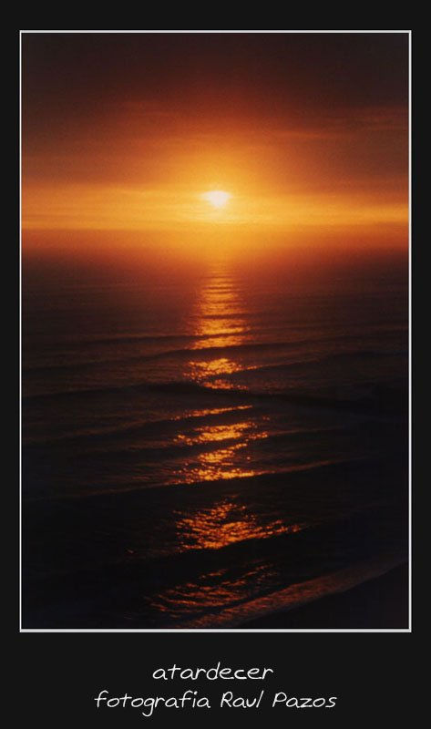atardecer