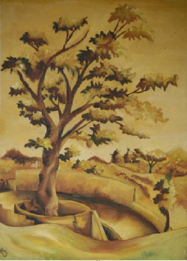 Anfiteatro Castella Oil Canvas Landscaping