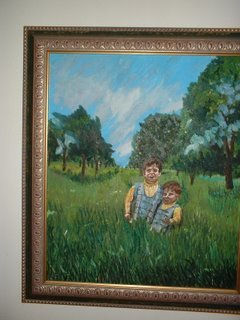 niños en el campo